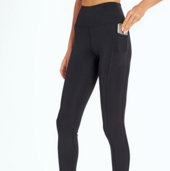 25" High rise athletic leggings with pockets - Picture 1 of 6